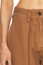 JW Anderson Twisted Seam Trouser in Caramel, view 6, click to view large image.