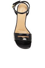 JW Anderson Tassel Sandal in Black & Tan, view 4, click to view large image.