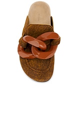 JW Anderson Chain Loafer in Tan, view 4, click to view large image.