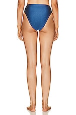 JADE SWIM Incline Bikini Botom in Indigo Sheen, view 3, click to view large image.