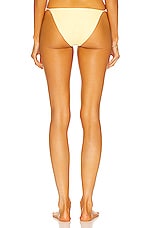 JADE SWIM Bare Minimum Bikini Bottom in Sorbet, view 3, click to view large image.