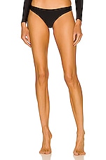 JADE SWIM Expose Bikini Bottom in Black, view 1, click to view large image.