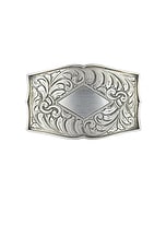 Kemo Sabe Scallop #1 Ames Belt Buckle in Silver, view 1, click to view large image.
