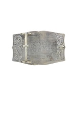 Kemo Sabe Scallop #1 Ames Belt Buckle in Silver, view 2, click to view large image.