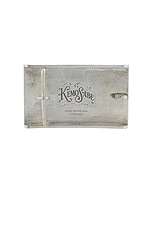 Kemo Sabe Engraved Box Belt Buckle in Silver, view 2, click to view large image.