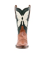 Kemo Sabe Swallow Tail Butterfly Boot in Cognac, view 2, click to view large image.
