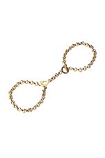 Kiki de Montparnasse Kiki Handcuff Wristlets in 14k Gold, view 2, click to view large image.