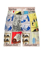 KidSuper Printed Shorts in Multi, view 2, click to view large image.