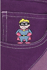 KidSuper Pants in Purple, view 5, click to view large image.