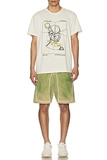 KidSuper Graphic Tee in Cream, view 4, click to view large image.