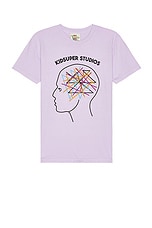 KidSuper Graphic Tee in Lilac, view 1, click to view large image.