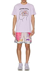 KidSuper Graphic Tee in Lilac, view 4, click to view large image.