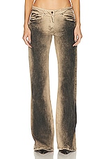 KNWLS Alice Bootcut in Distressed Sand, view 1, click to view large image.