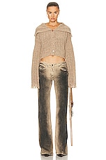 KNWLS Alice Bootcut in Distressed Sand, view 4, click to view large image.