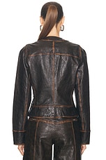 KNWLS SLK Jacket in Brown, view 3, click to view large image.