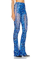 KNWLS Halcyon Legging in Aqua Leo, view 2, click to view large image.