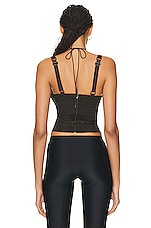 KNWLS Ray Corset Top in Dark, view 3, click to view large image.