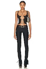 KNWLS Ray Corset Top in Dark, view 4, click to view large image.