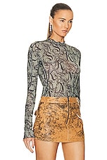 KNWLS Halcyon Jersey Top in Gothic Lace, view 2, click to view large image.
