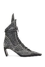 KNWLS Serpent Boot in Moto Black, view 1, click to view large image.