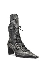 KNWLS Serpent Boot in Moto Black, view 2, click to view large image.