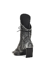 KNWLS Serpent Boot in Moto Black, view 3, click to view large image.
