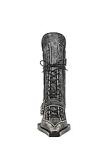 KNWLS Serpent Boot in Moto Black, view 4, click to view large image.