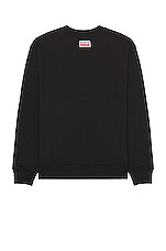 Kenzo Boke Flower Sweater in Black, view 2, click to view large image.