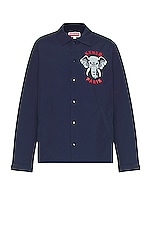 Kenzo Light Coach Jacket in Midnight Blue, view 1, click to view large image.