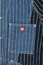 Kenzo Medium Stone Workwear Jacket in Medium Stone Blue Denim, view 3, click to view large image.
