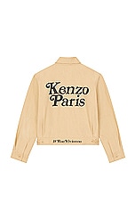 Kenzo By Verdy Short Blouson in Camel, view 2, click to view large image.