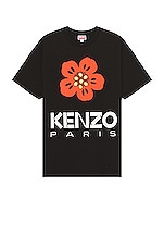 Kenzo Boke Flower Classic T-shirt in Black, view 1, click to view large image.