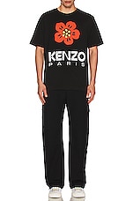 Kenzo Boke Flower Classic T-shirt in Black, view 4, click to view large image.