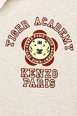 Kenzo Tiger Academny Rugby Polo in Pale Grey, view 3, click to view large image.