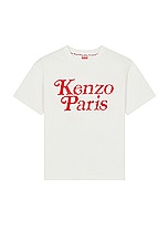 Kenzo By Verdy Oversize T-shirt in Off White, view 1, click to view large image.