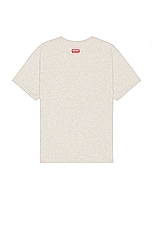 Kenzo Lucky Tiger T-shirt in Pale Grey, view 2, click to view large image.