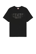 Kenzo Archive 1970 Oversize T-Shirt in Black, view 1, click to view large image.