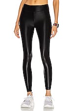 KORAL Lustrous High Rise Legging in Black, view 1, click to view large image.