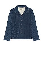 Kartik Research Cropped Jacket in Indigo & Sky | FWRD