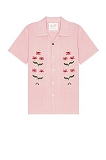 Kardo Chintan Shirt in Emb14 Fondant Pink, view 1, click to view large image.
