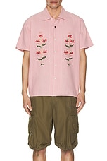 Kardo Chintan Shirt in Emb14 Fondant Pink, view 4, click to view large image.