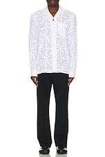 Kardo Ayo Long Sleeve Shirt in Cut Work, view 5, click to view large image.