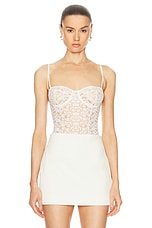 Kiki de Montparnasse Lola Bustier in Ivory, view 1, click to view large image.