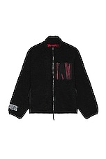 Ksubi Icebreaker Zip Sweater in Black, view 1, click to view large image.