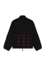 Ksubi Icebreaker Zip Sweater in Black, view 2, click to view large image.