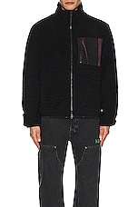 Ksubi Icebreaker Zip Sweater in Black, view 4, click to view large image.