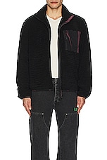 Ksubi Icebreaker Zip Sweater in Black, view 5, click to view large image.