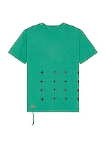 Ksubi Grass Cutter Biggie Tee in Green, view 2, click to view large image.