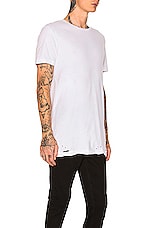 Ksubi Sioux Tee in White, view 2, click to view large image.