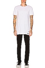 Ksubi Sioux Tee in White, view 4, click to view large image.